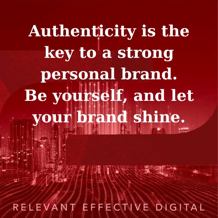 authenticity personal branding