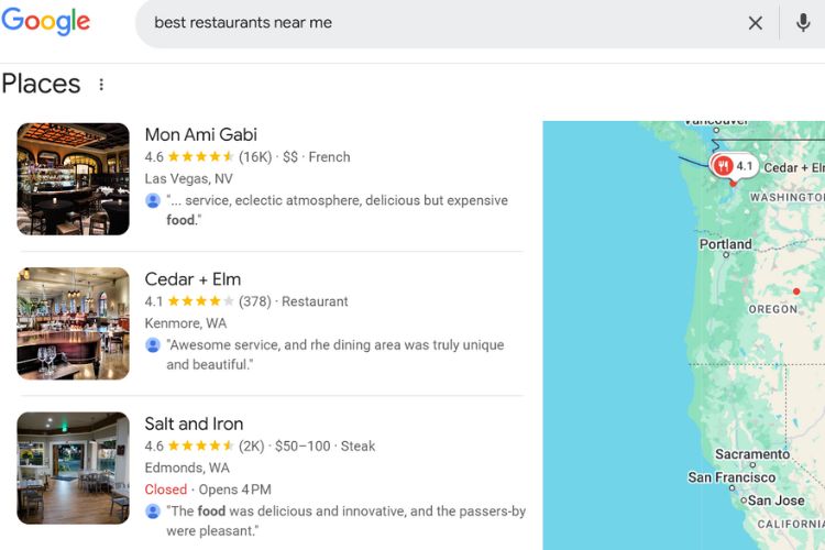 types of featured snippets carousel snippet