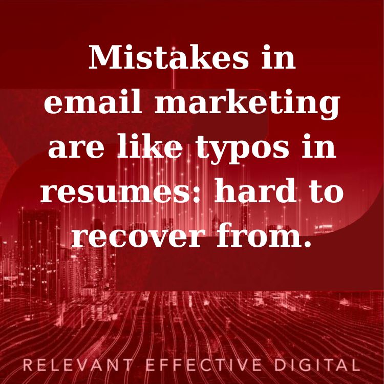 email marketing mistakes quotes